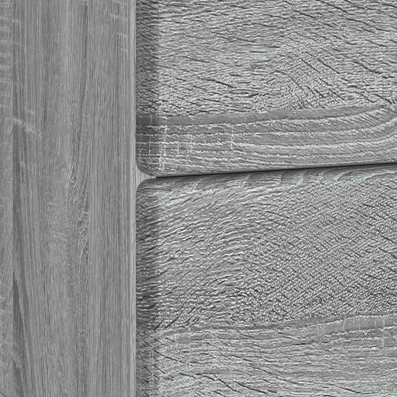 Noćni ormar 2 kom. Siva sonoma 43 x 34,5 x 47,5 cm