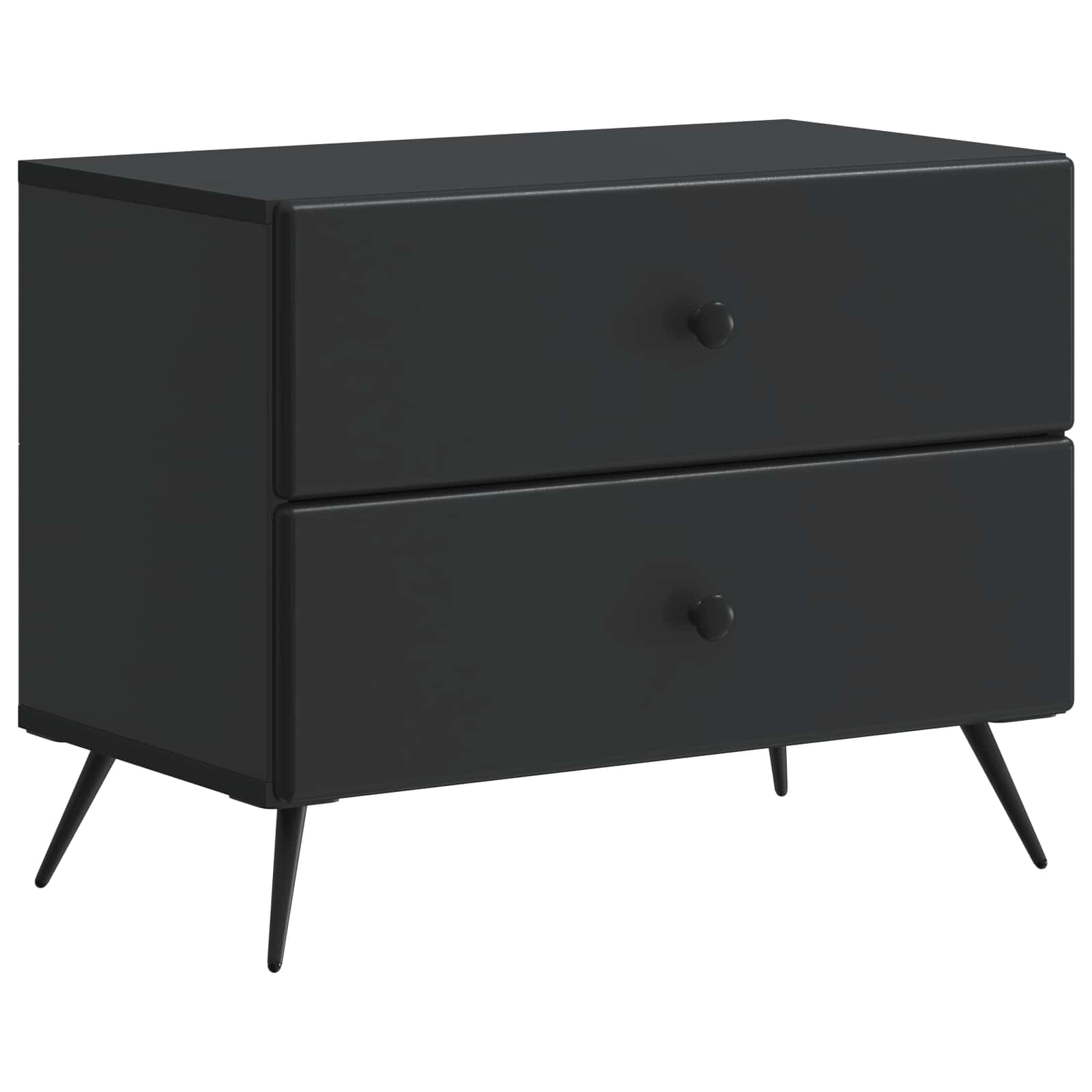 Noćni ormar Crna 62 x 34,5 x 47,5 cm Konstruirano drvo