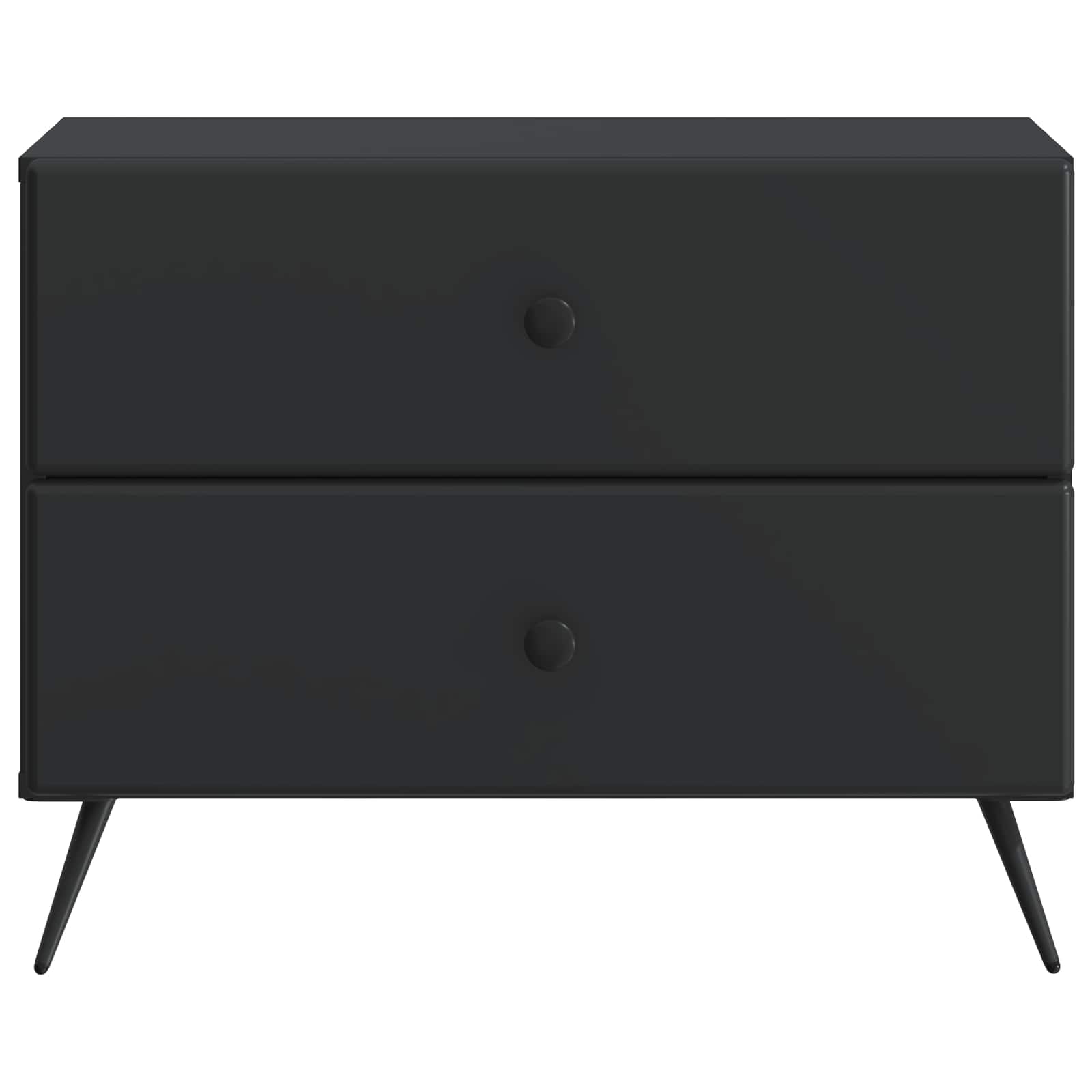 Noćni ormar Crna 62 x 34,5 x 47,5 cm Konstruirano drvo