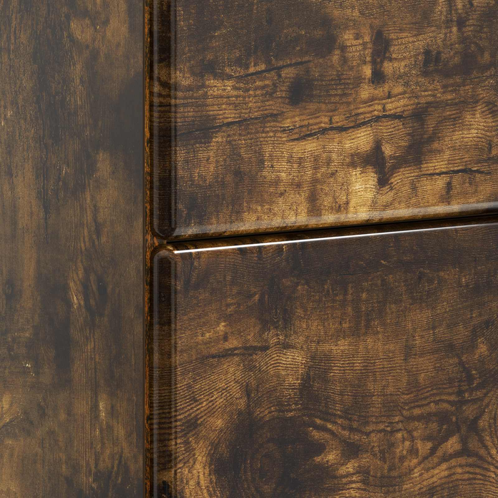 Noćni ormar s ladicama Dimljeni hrast 62 x 34,5 x 47,5 cm