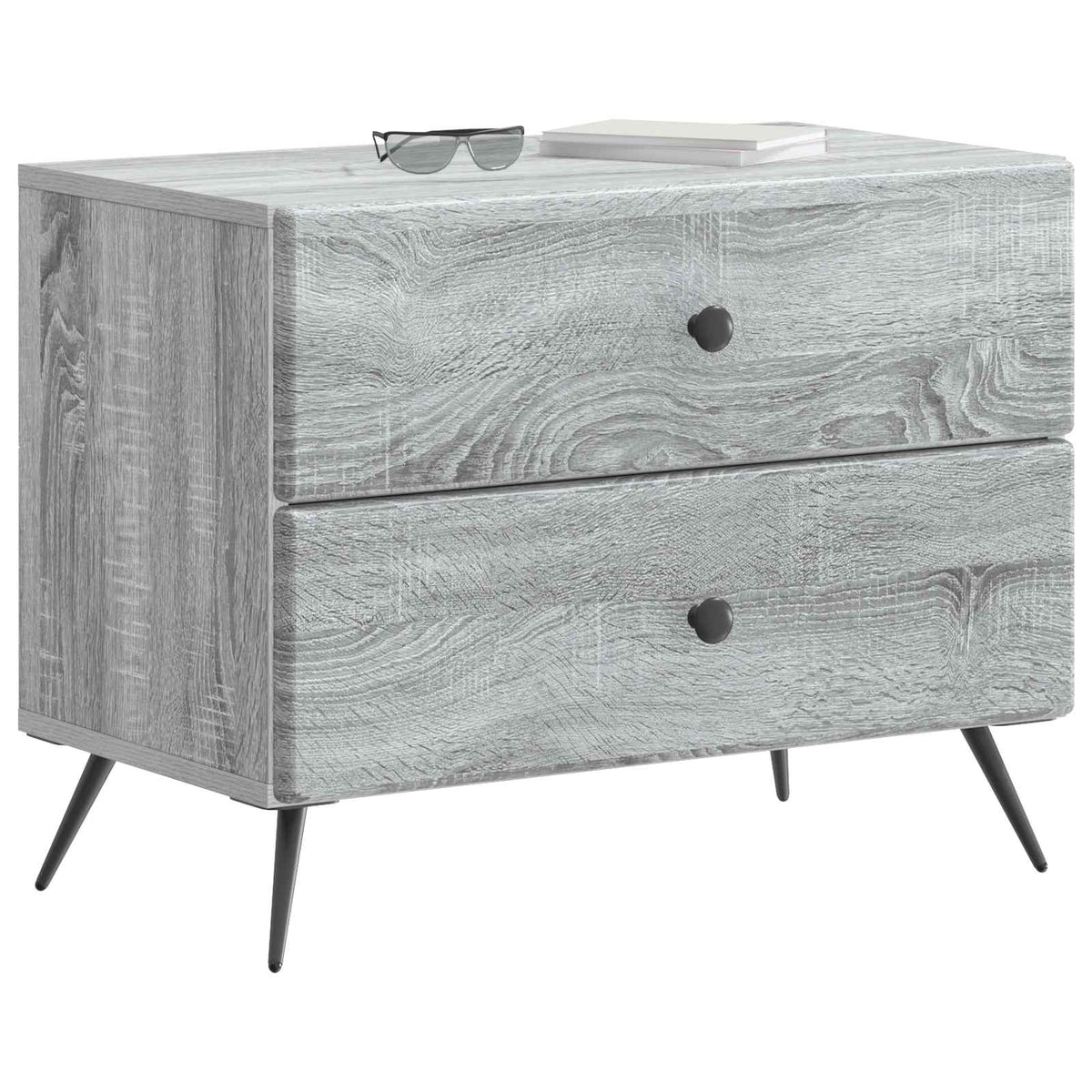 Noćni ormar Siva sonoma 62 x 34,5 x 47,5 cm Konstruirano drvo