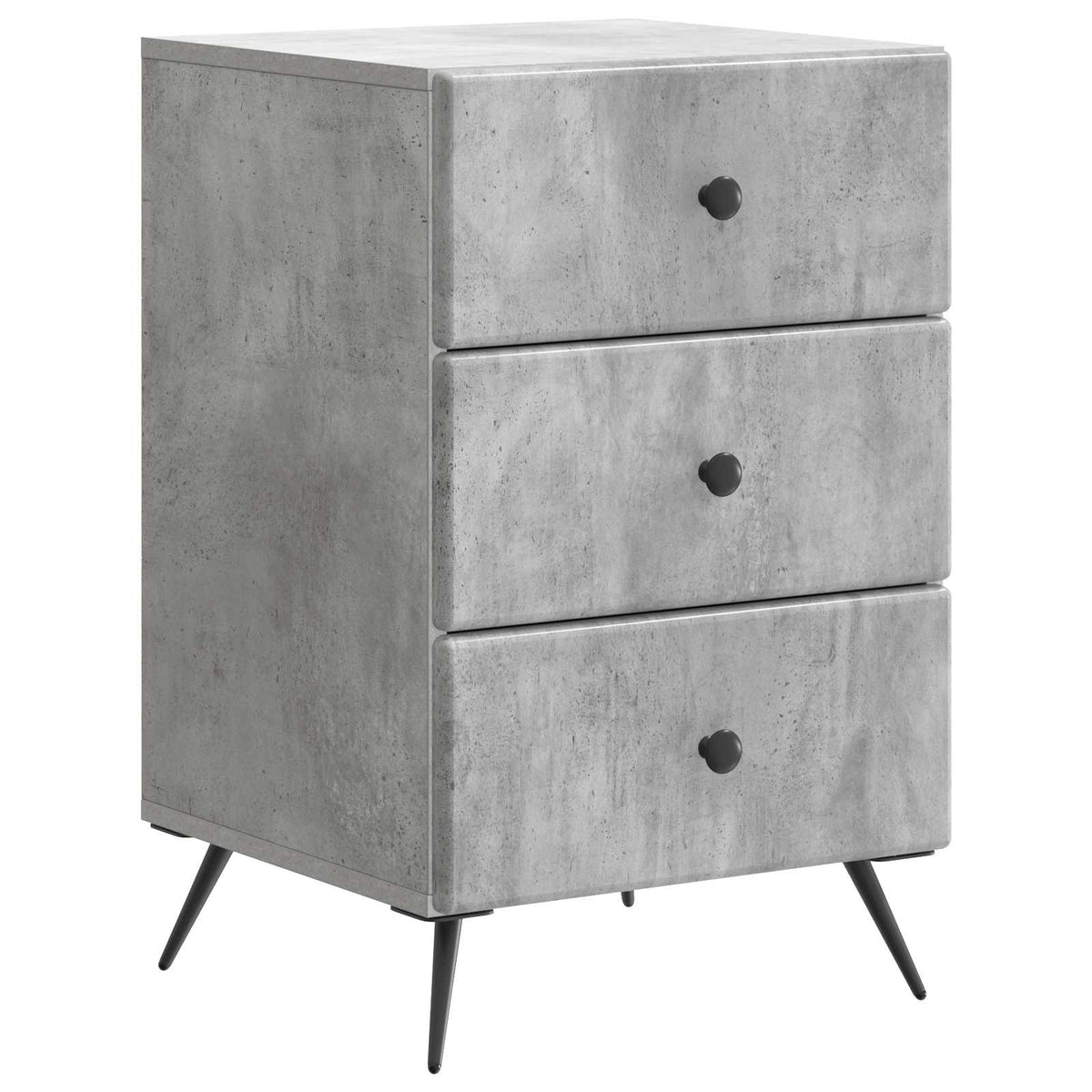 Noćni ormar Betonska siva 43 x 41 x 66,5 cm Konstruirano drvo