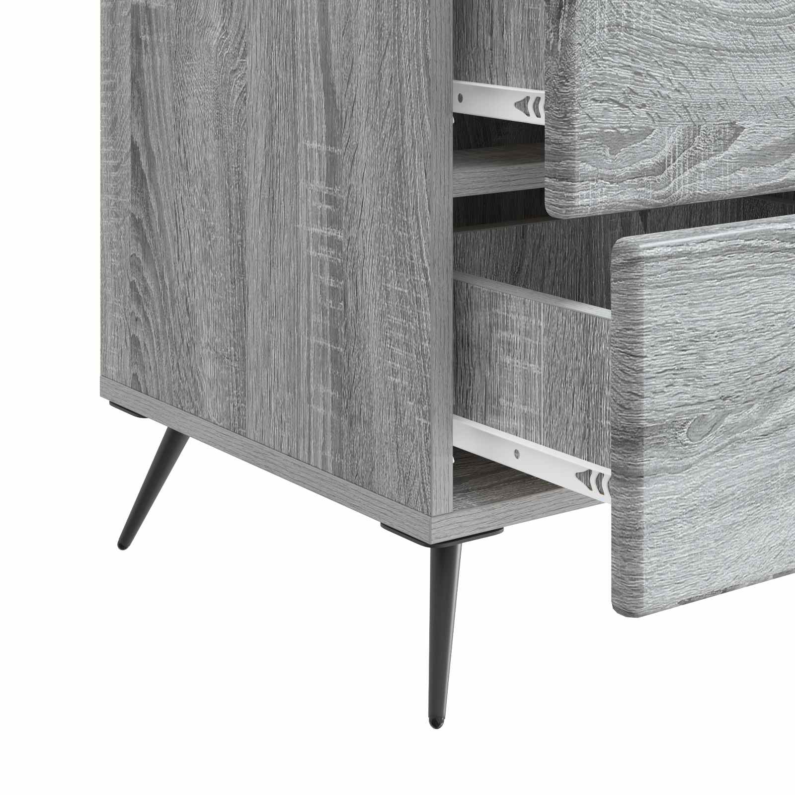 Noćni ormar Siva sonoma 43 x 41 x 66,5 cm Konstruirano drvo