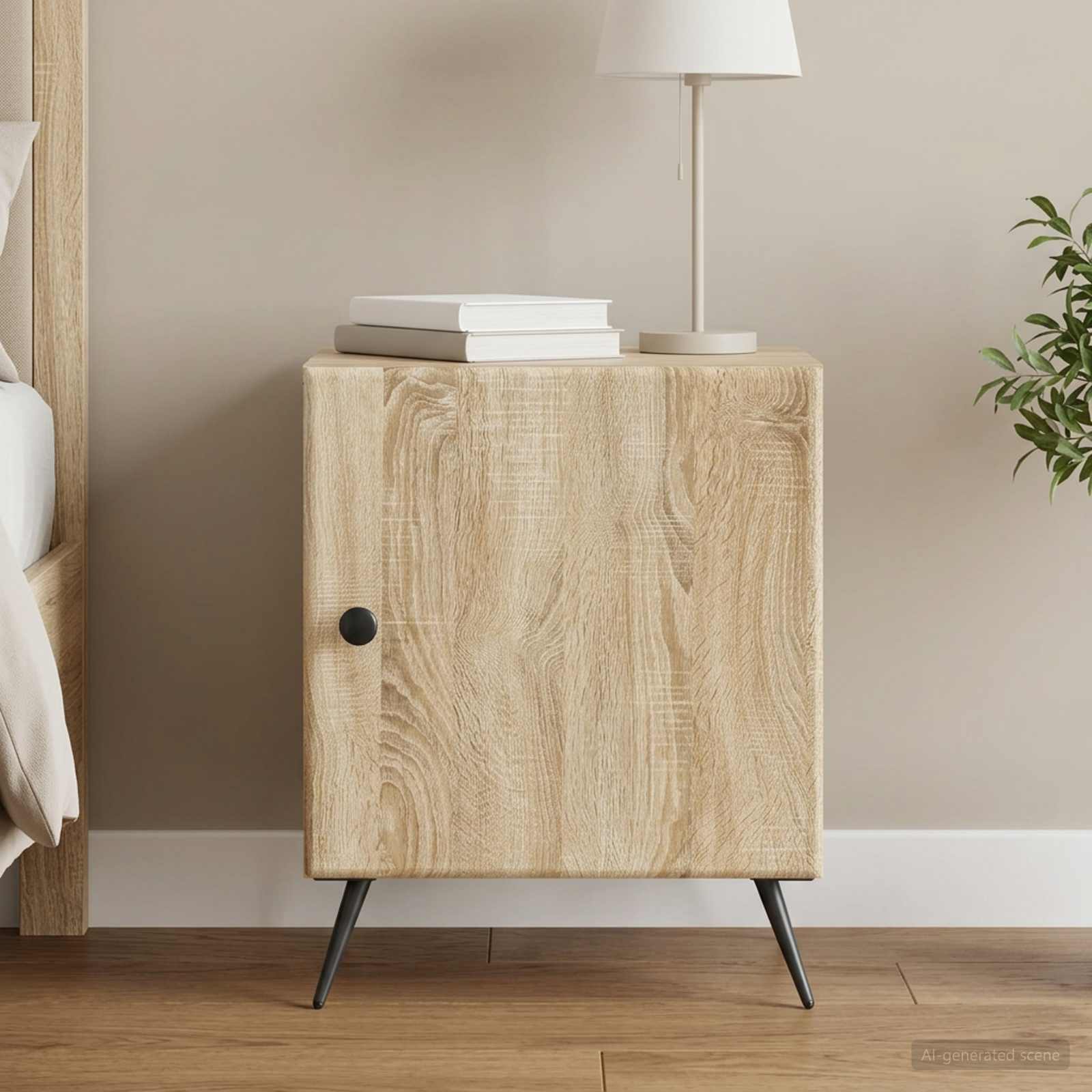 Noćni ormar Hrast sonoma 43 x 34,5 x 50 cm Konstruirano drvo