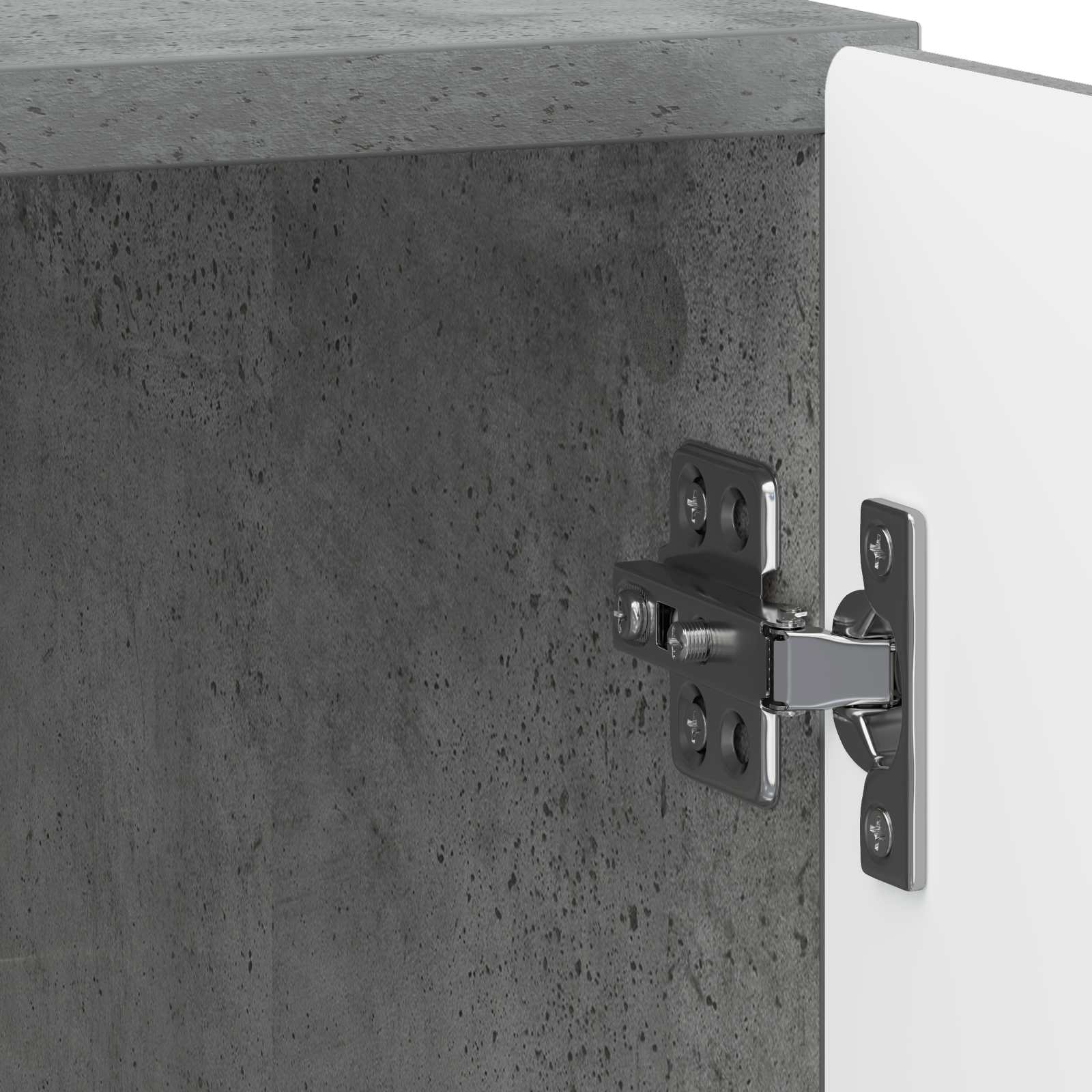 Noćni ormar 2 pcs Betonska siva 43 x 34,5 x 50 cm