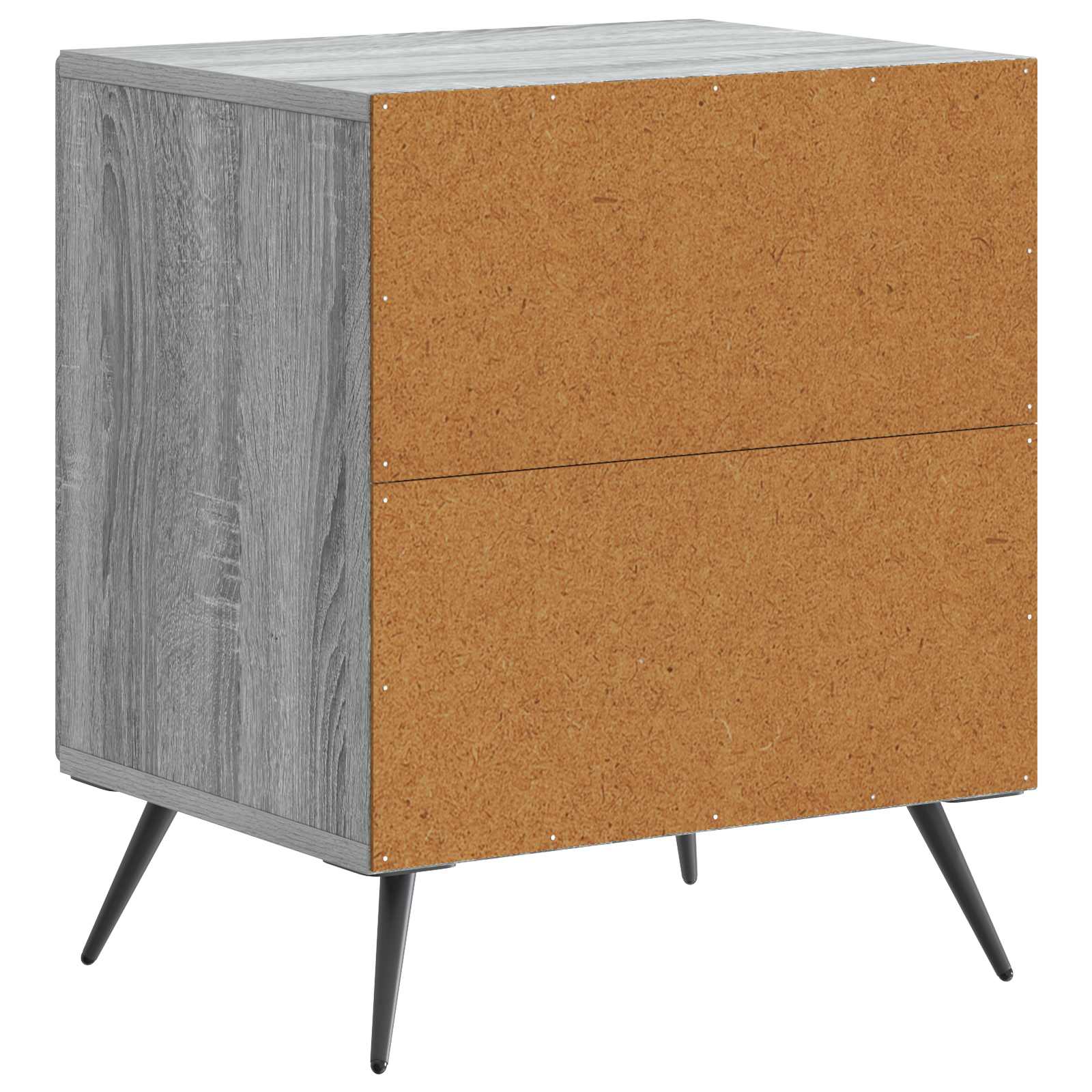 Noćni ormar Siva sonoma 43 x 34,5 x 50 cm Konstruirano drvo