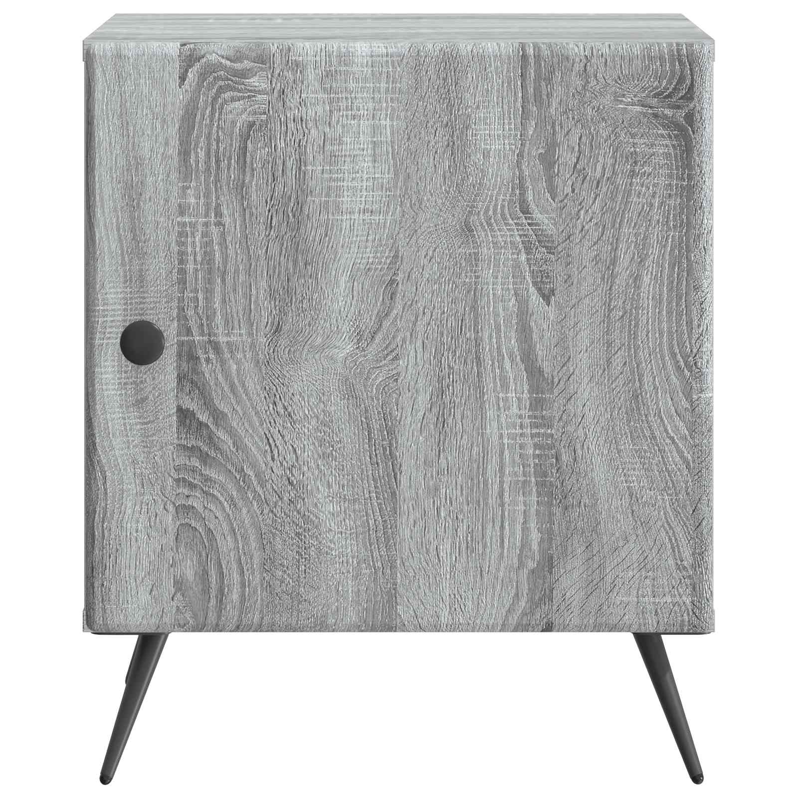 Noćni ormar Siva sonoma 43 x 34,5 x 50 cm Konstruirano drvo