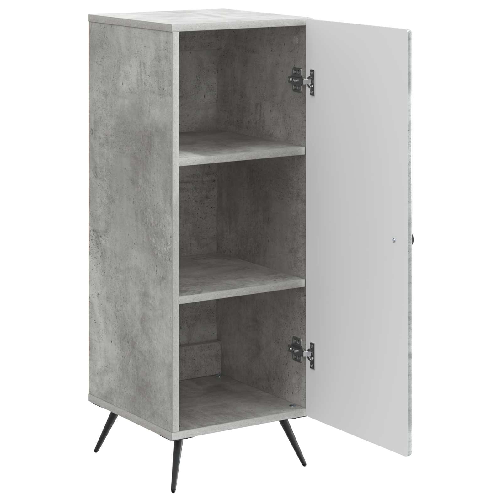Kreveta Betonska siva 33 x 34,5 x 90 cm Konstruirano drvo