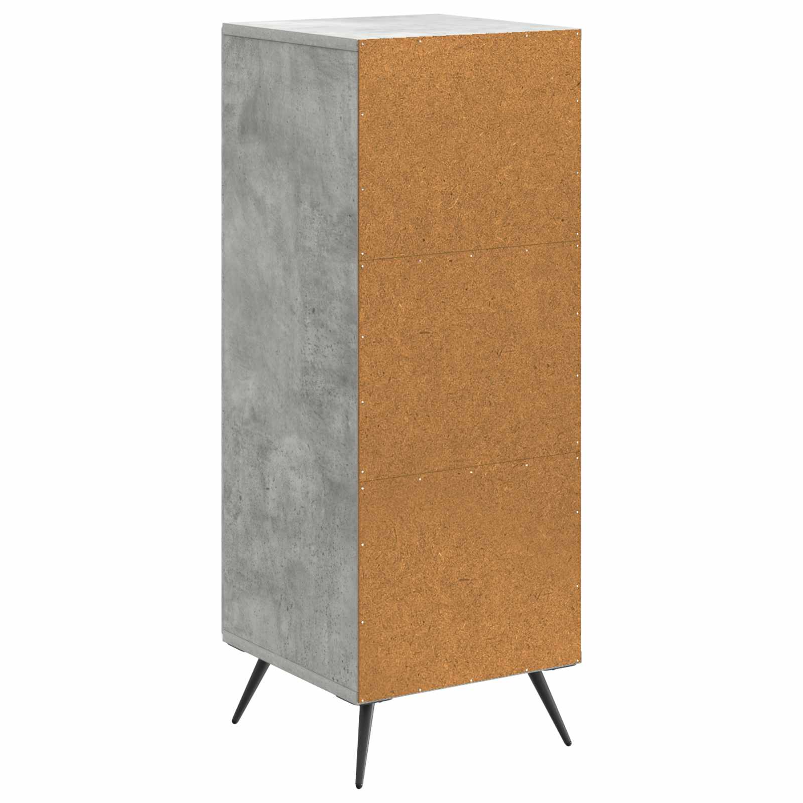 Kreveta Betonska siva 33 x 34,5 x 90 cm Konstruirano drvo