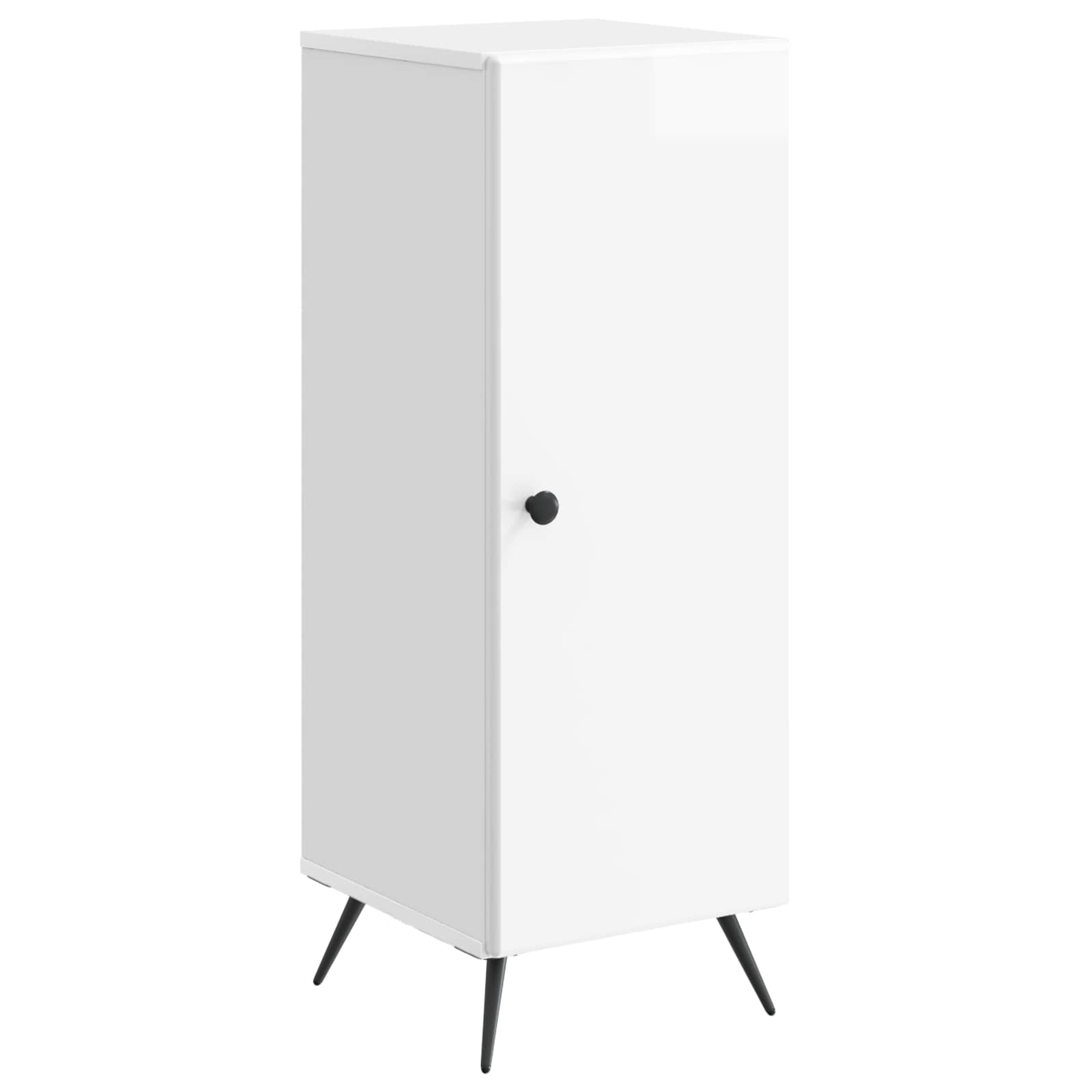 Kreveta Bijela visokog sjaja 33 x 34,5 x 90 cm
