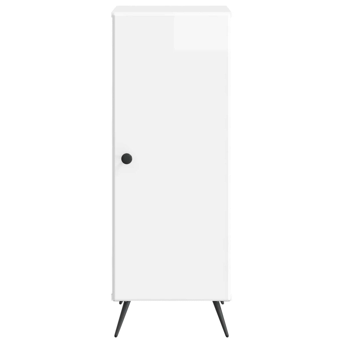 Kreveta Bijela visokog sjaja 33 x 34,5 x 90 cm