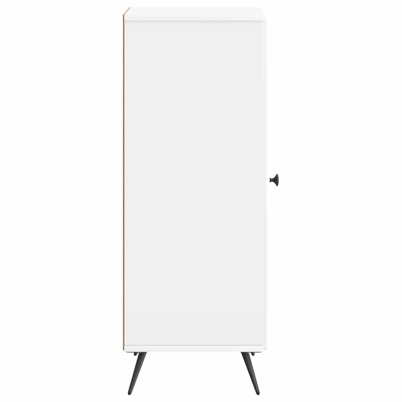 Kreveta Bijela visokog sjaja 33 x 34,5 x 90 cm