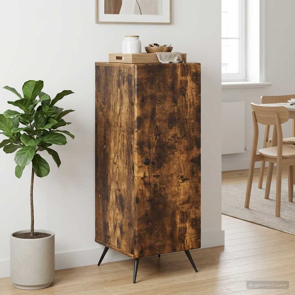 Kreveta Dimljeni hrast 33 x 34,5 x 90 cm Konstruirano drvo