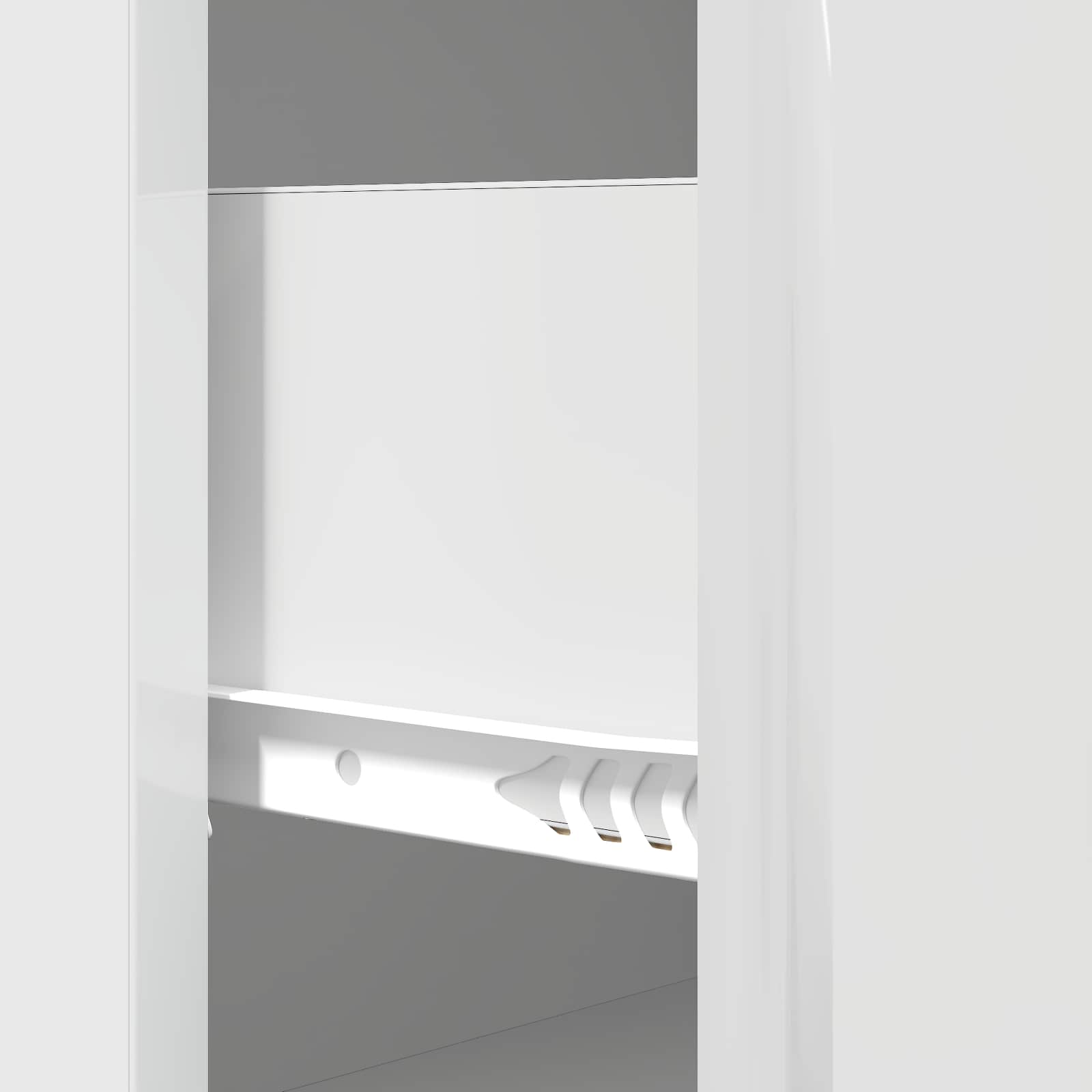 Ormar s ladicama Bijela visokog sjaja 66 x 34,5 x 90 cm