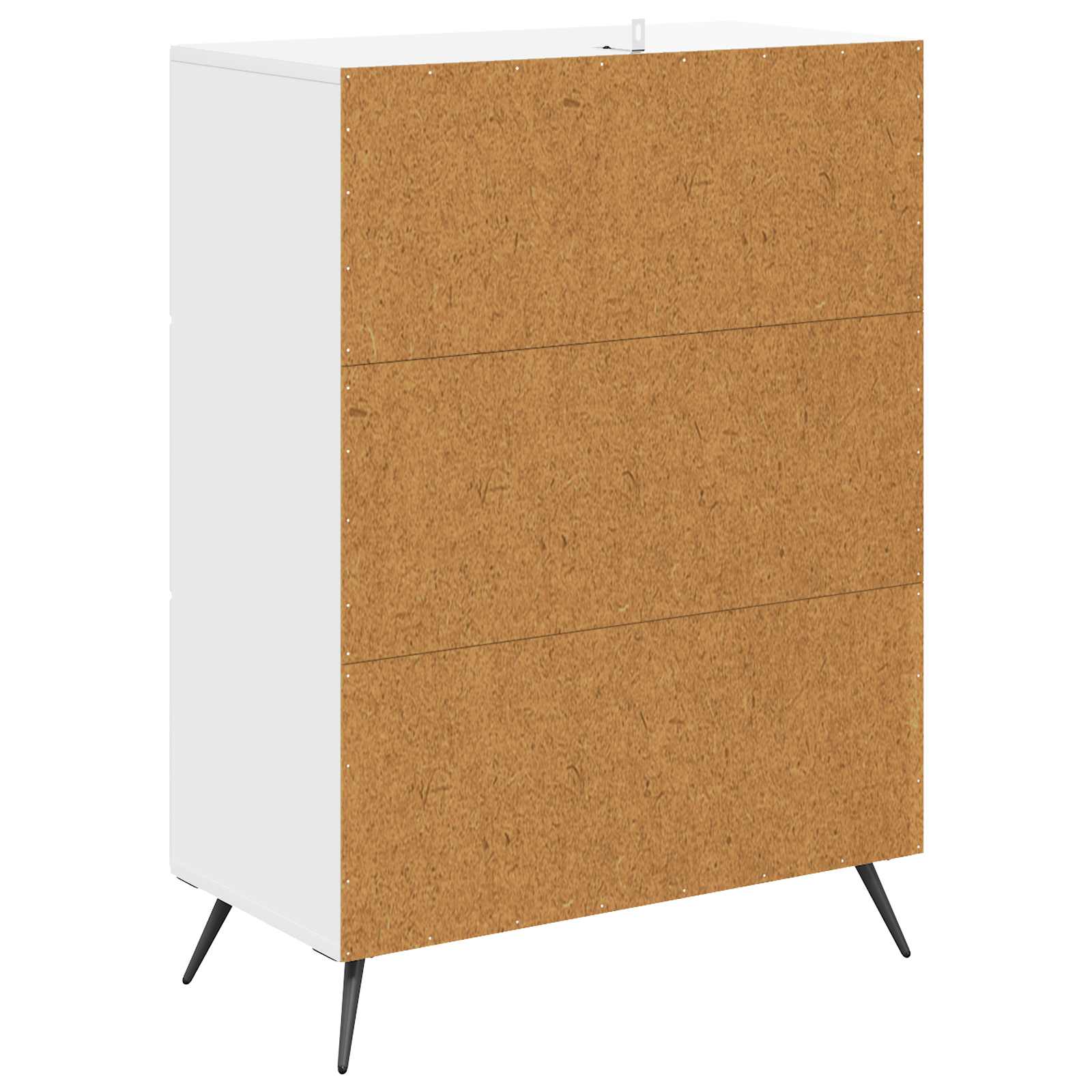 Ormar s ladicama Bijela visokog sjaja 66 x 34,5 x 90 cm