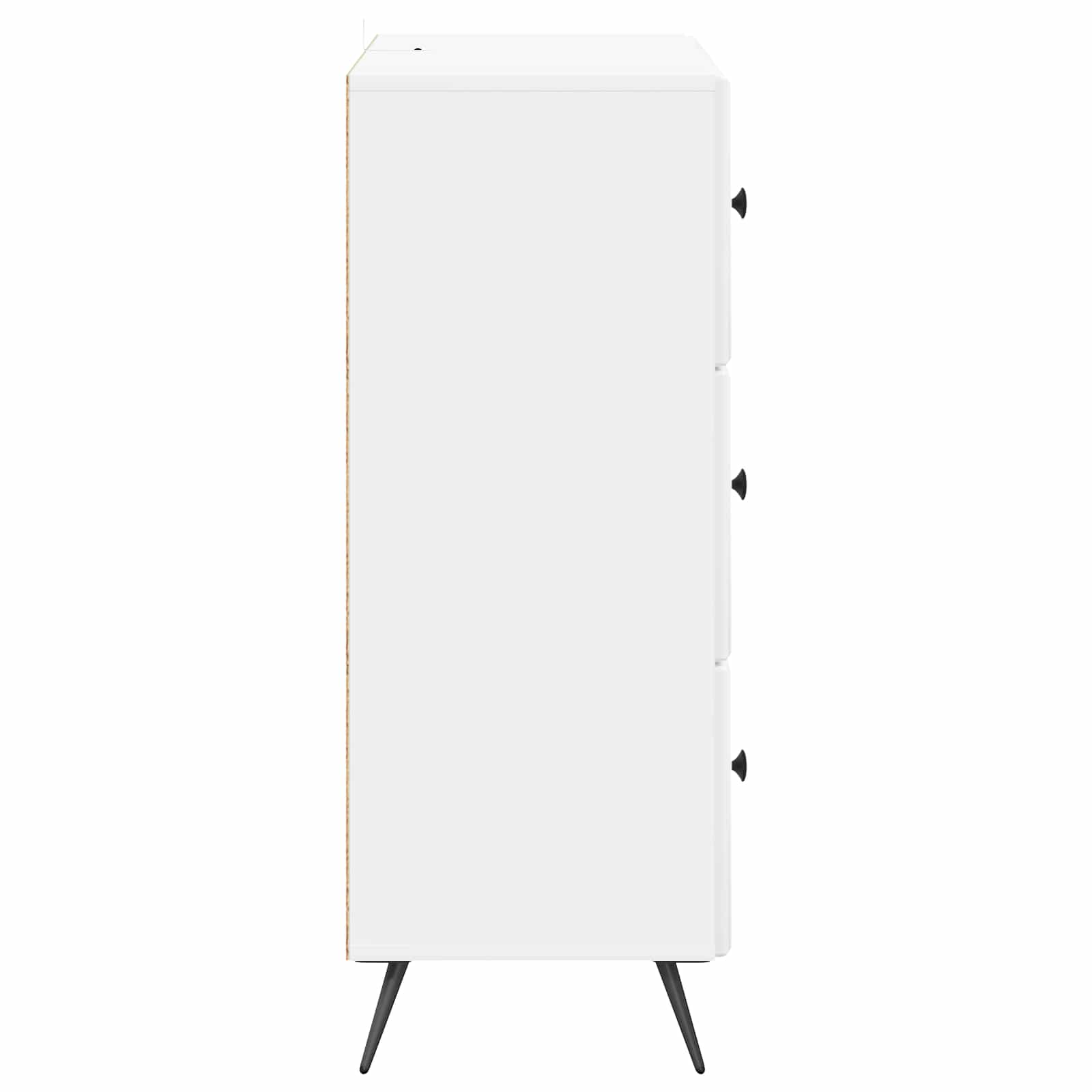 Ormar s ladicama Bijela visokog sjaja 66 x 34,5 x 90 cm