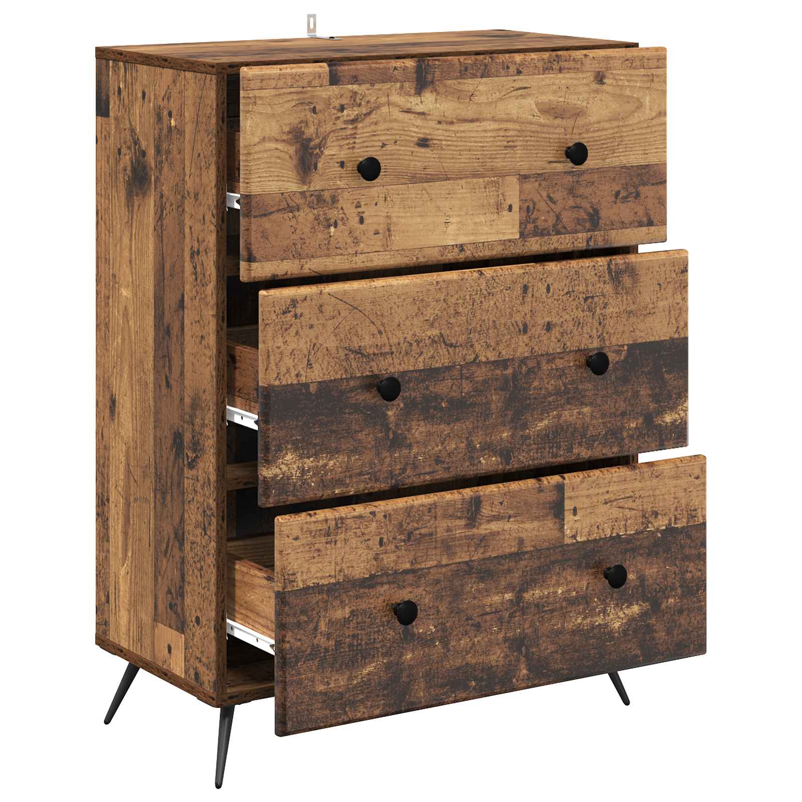 Ormar s ladicama 66 x 34,5 x 90 cm Konstruirano drvo Staro drvo