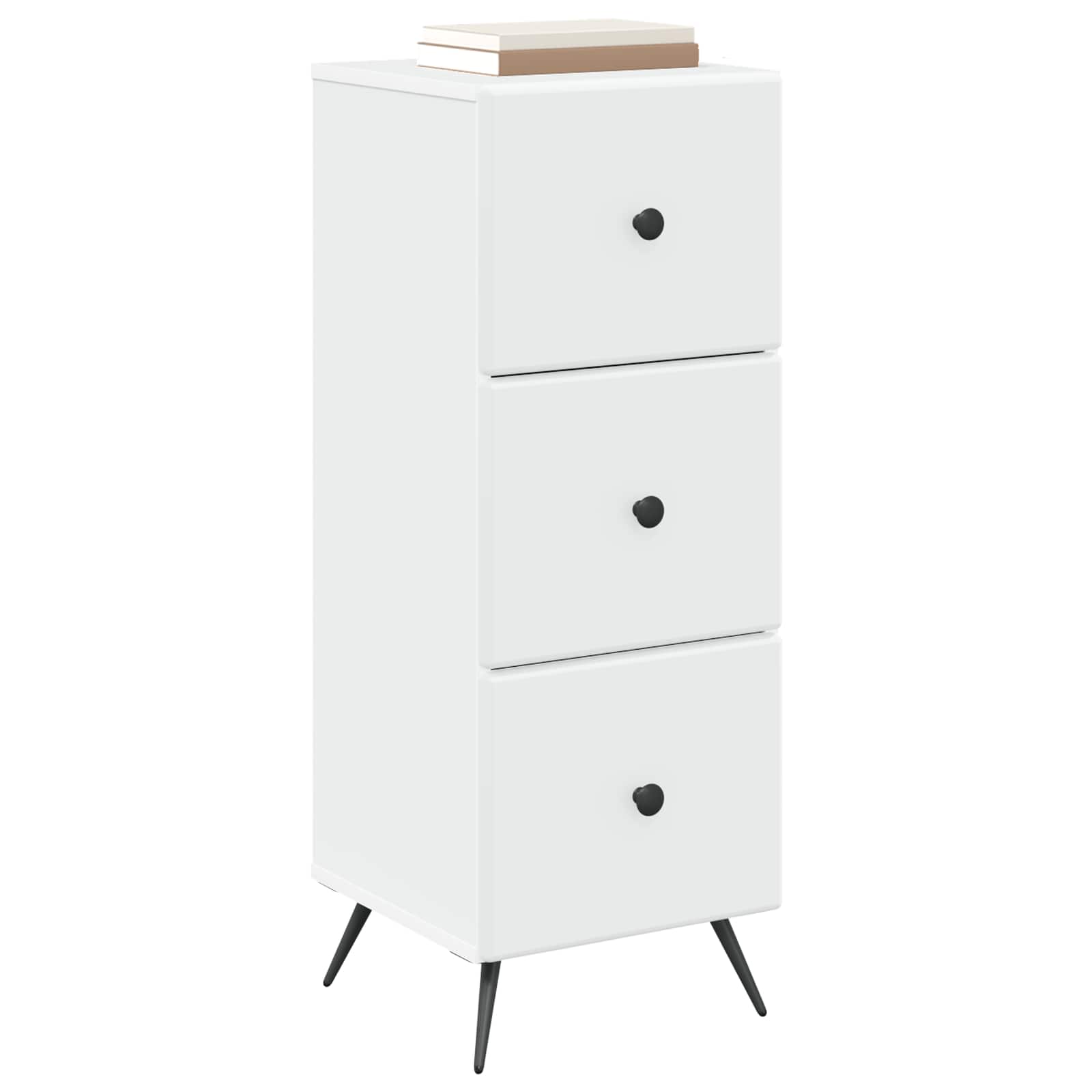 Ormar s ladicama Bijela 33 x 34,5 x 90 cm Konstruirano drvo