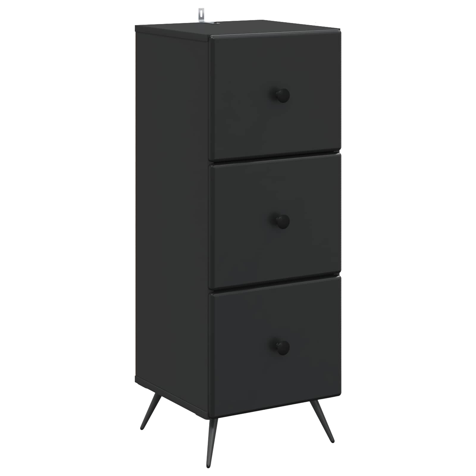 Ormar s ladicama Crna 33 x 34,5 x 90 cm Konstruirano drvo