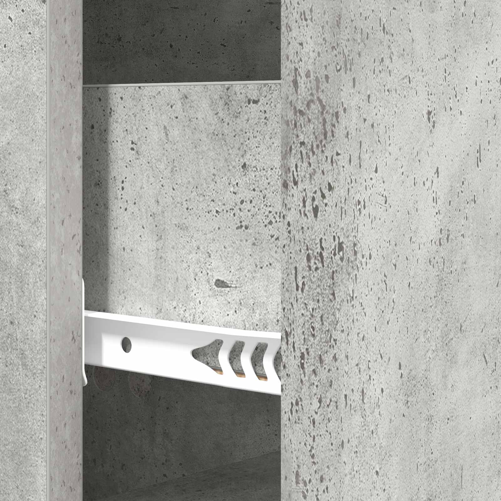 Ormar s ladicama Betonska siva 33 x 34,5 x 90 cm