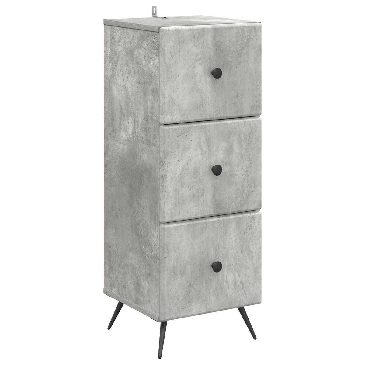 Ormar s ladicama Betonska siva 33 x 34,5 x 90 cm