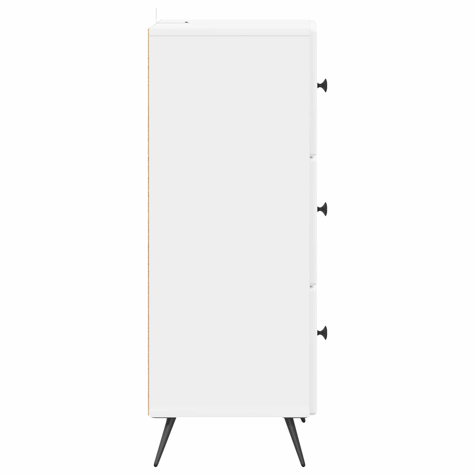 Ormar s ladicama Bijela visokog sjaja 33 x 34,5 x 90 cm