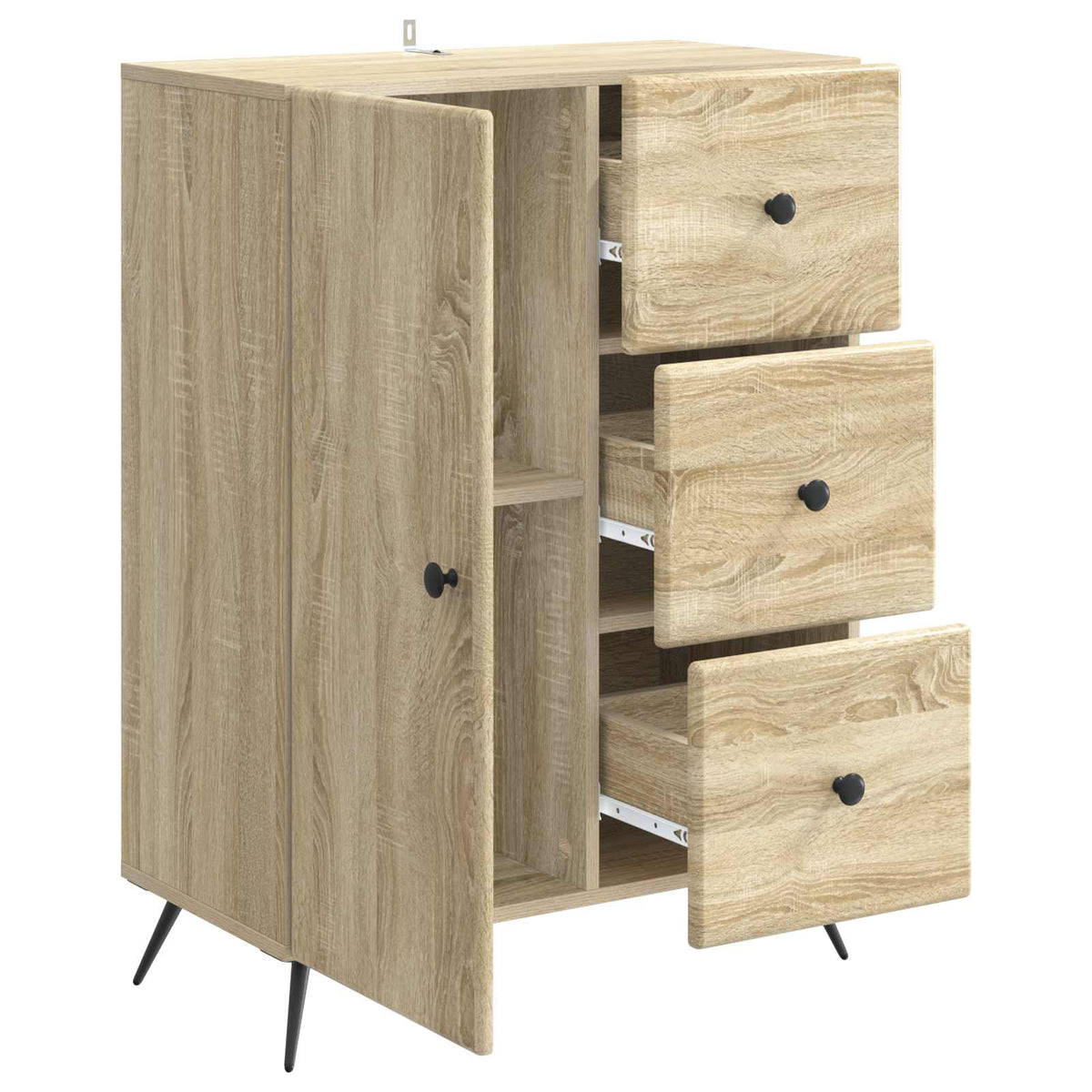Kreveta Hrast sonoma 66 x 34,5 x 90 cm Konstruirano drvo