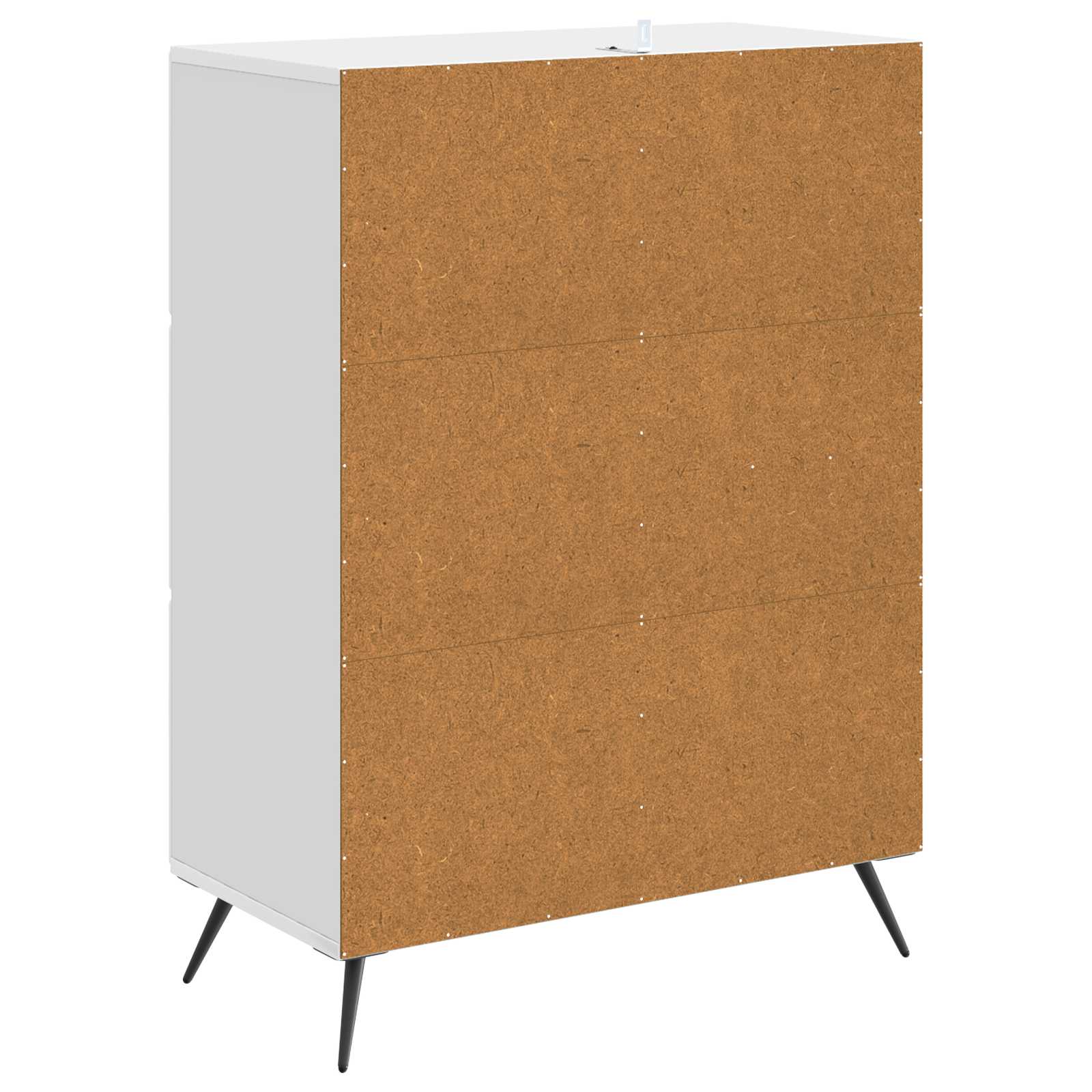 Kreveta s ladicama Bijela visokog sjaja 66 x 34,5 x 90 cm