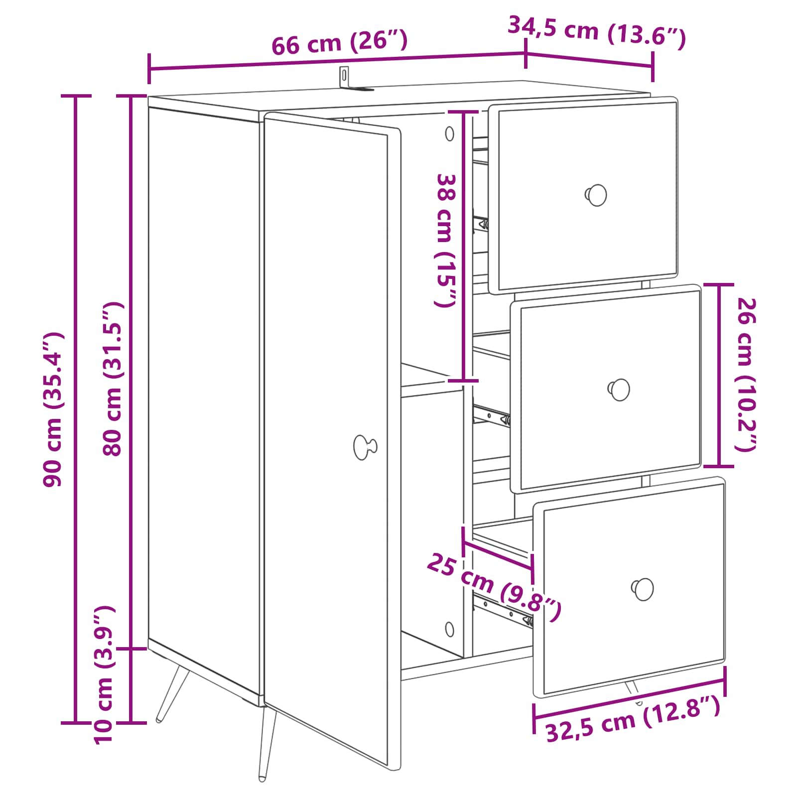 Kreveta Staro drvo 66 x 34,5 x 90 cm Konstruirano drvo