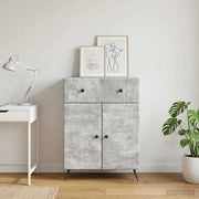 Kreveta Betonska siva 66 x 34,5 x 90 cm Konstruirano drvo