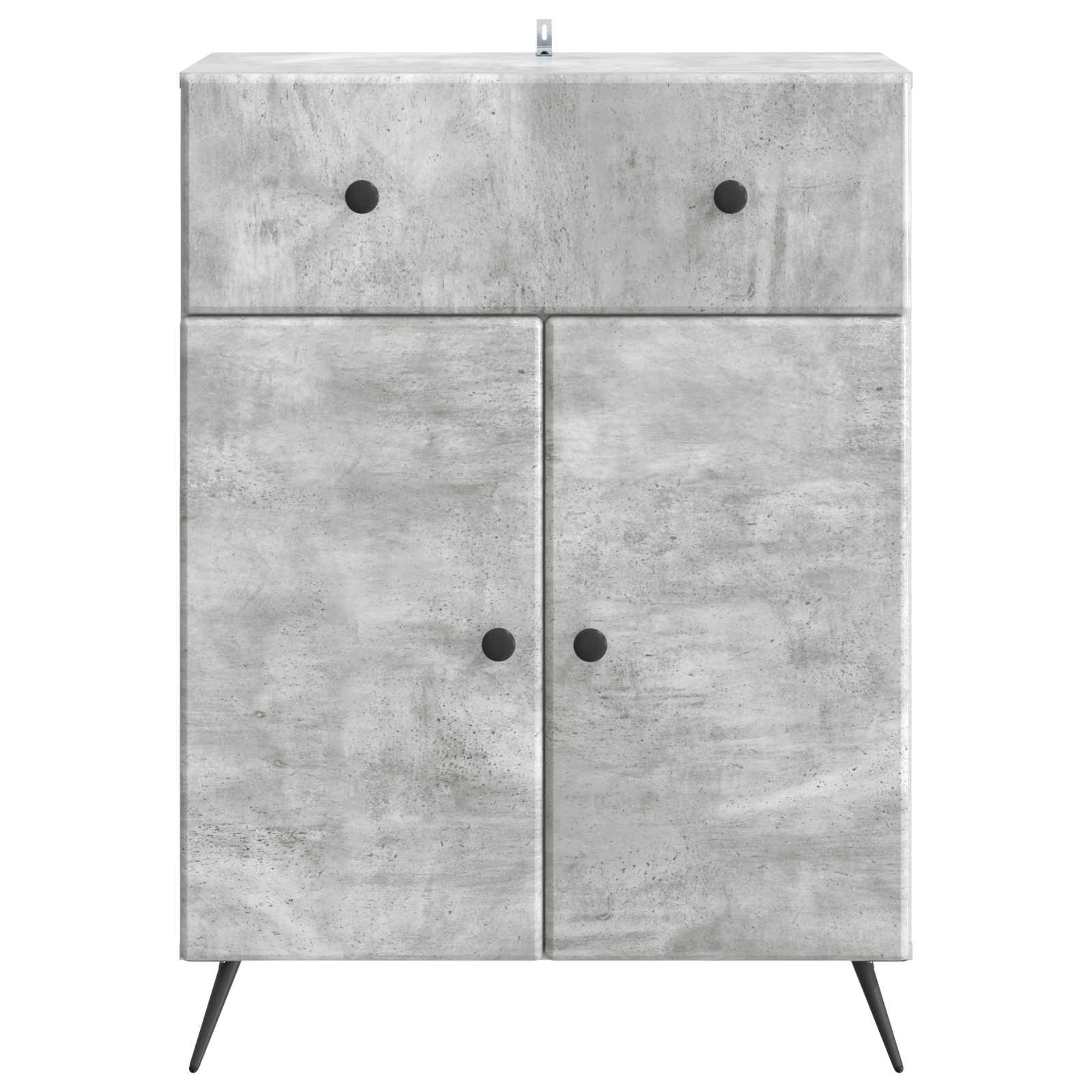 Kreveta Betonska siva 66 x 34,5 x 90 cm Konstruirano drvo