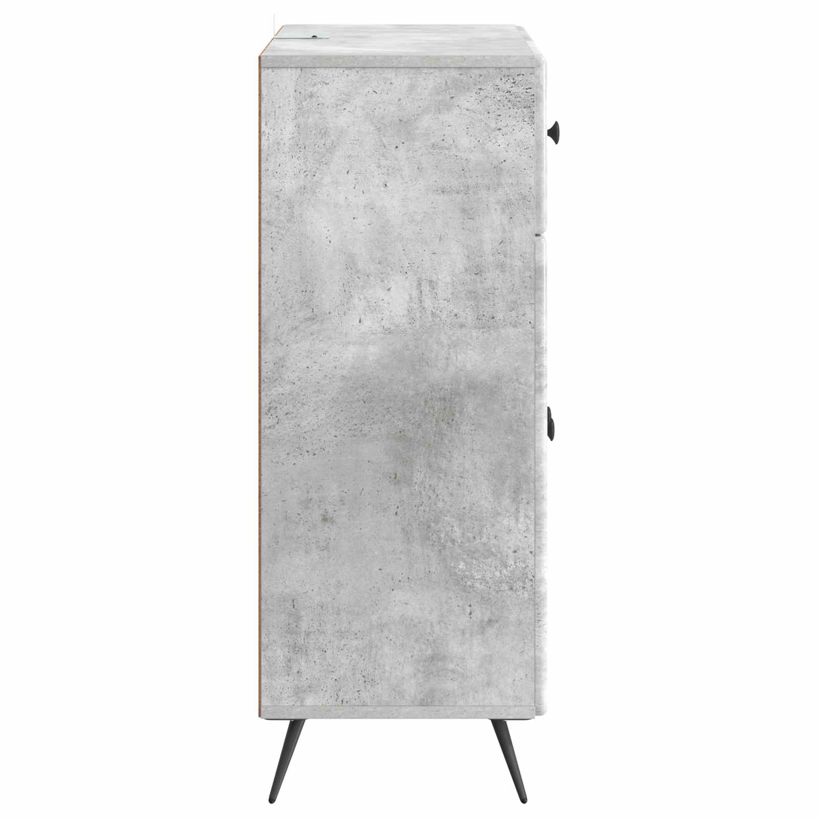 Kreveta Betonska siva 66 x 34,5 x 90 cm Konstruirano drvo