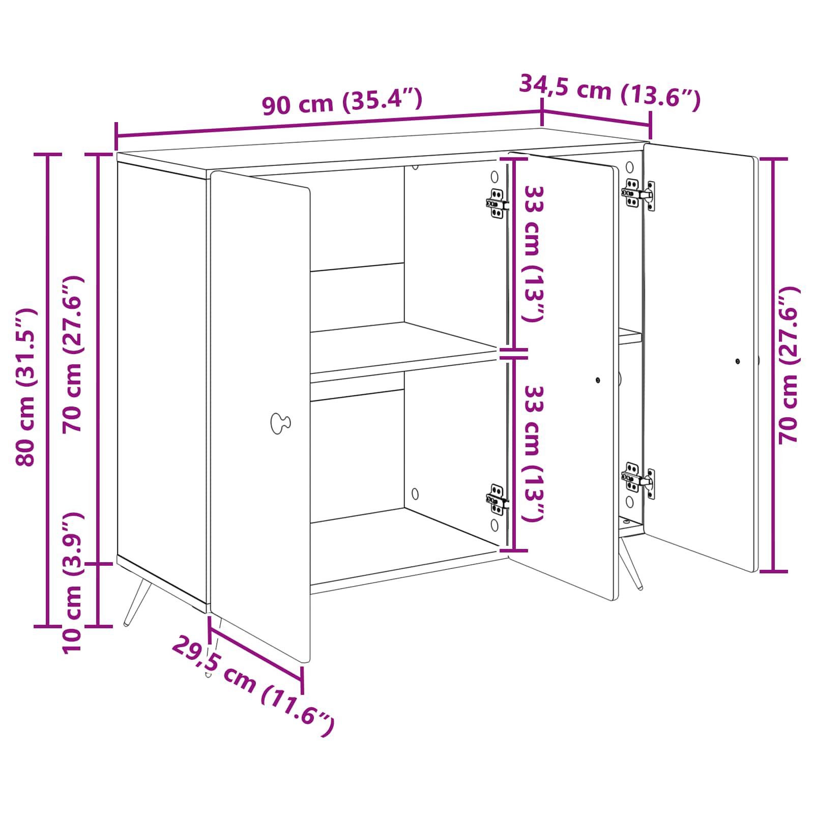 Kreveta Bijela 89 x 34,5 x 80 cm Konstruirano drvo