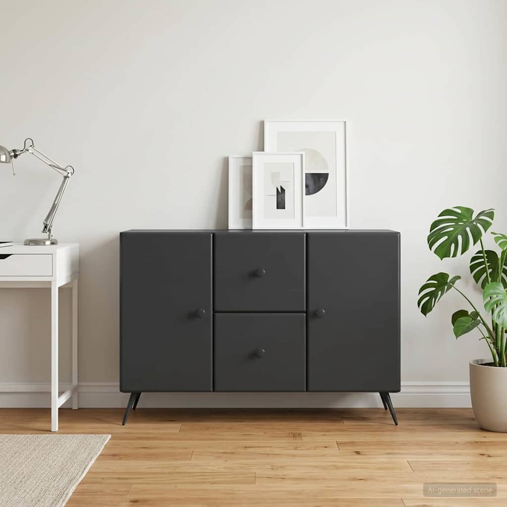 Kreveta s ladicama Crna 89 x 34,5 x 60 cm Konstruirano drvo