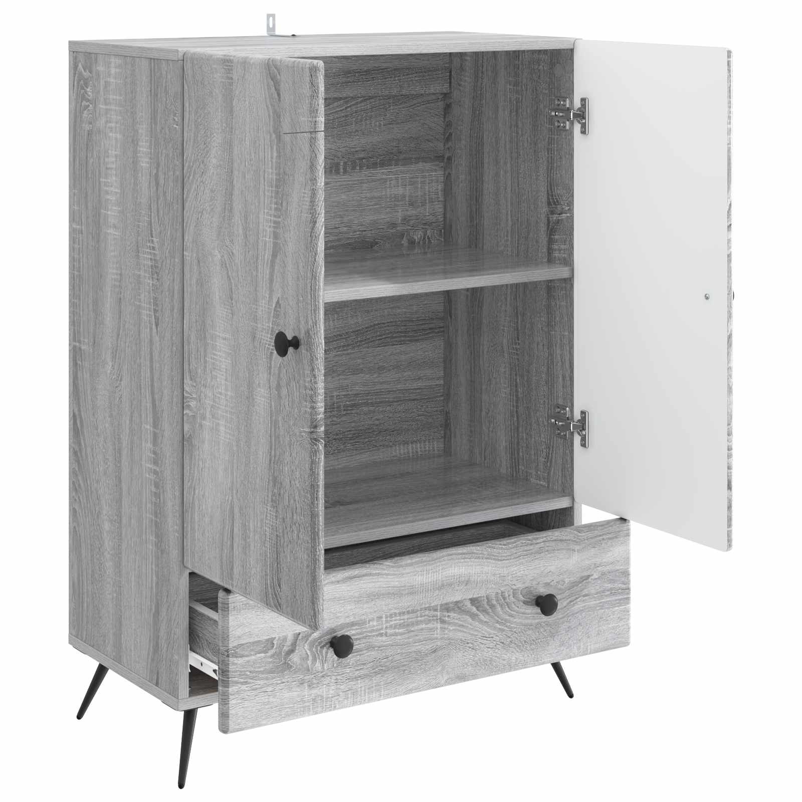 Kreveta Siva sonoma 66 x 34,5 x 95 cm Konstruirano drvo