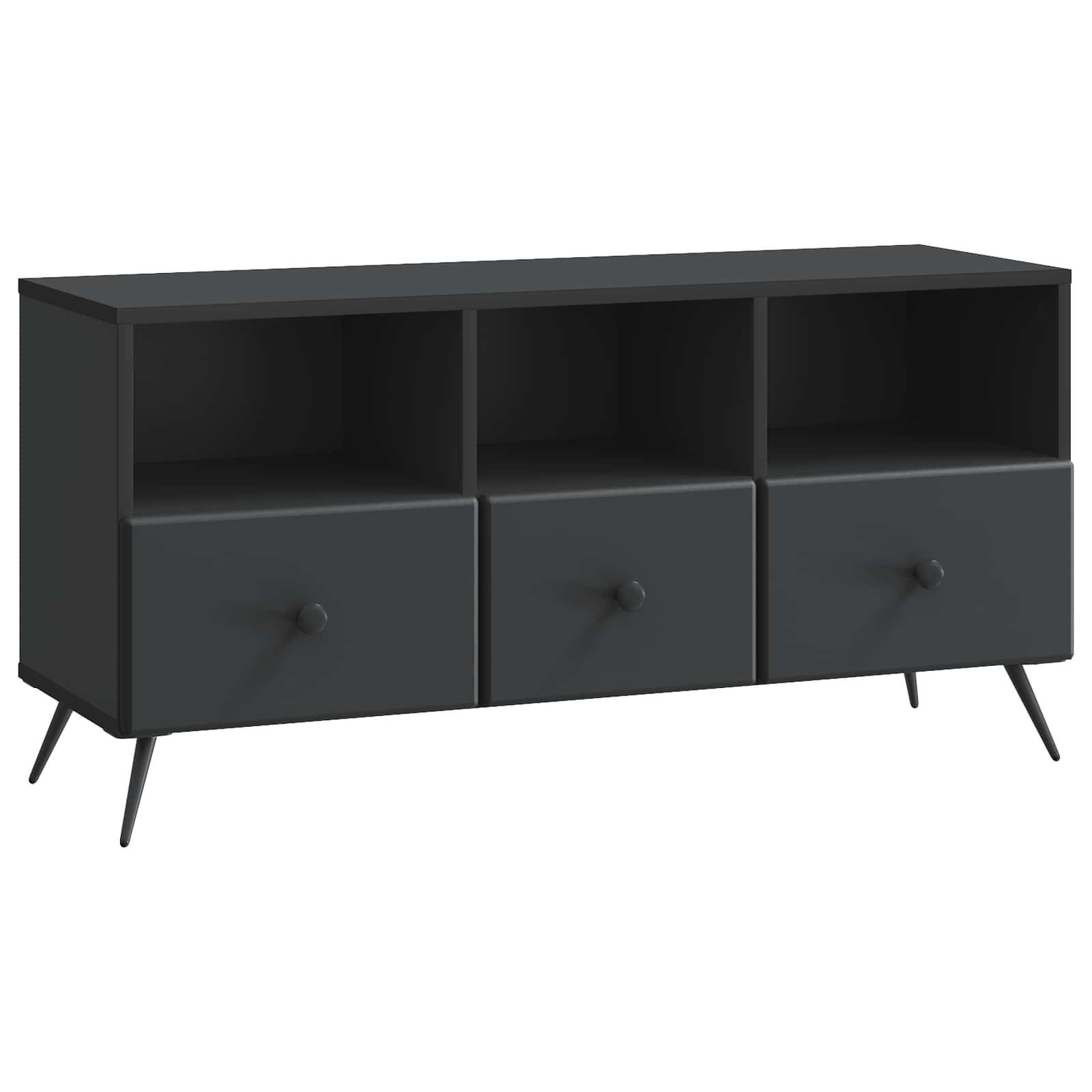 TV ormar s ladicama Crna 102 x 34,5 x 50 cm Konstruirano drvo