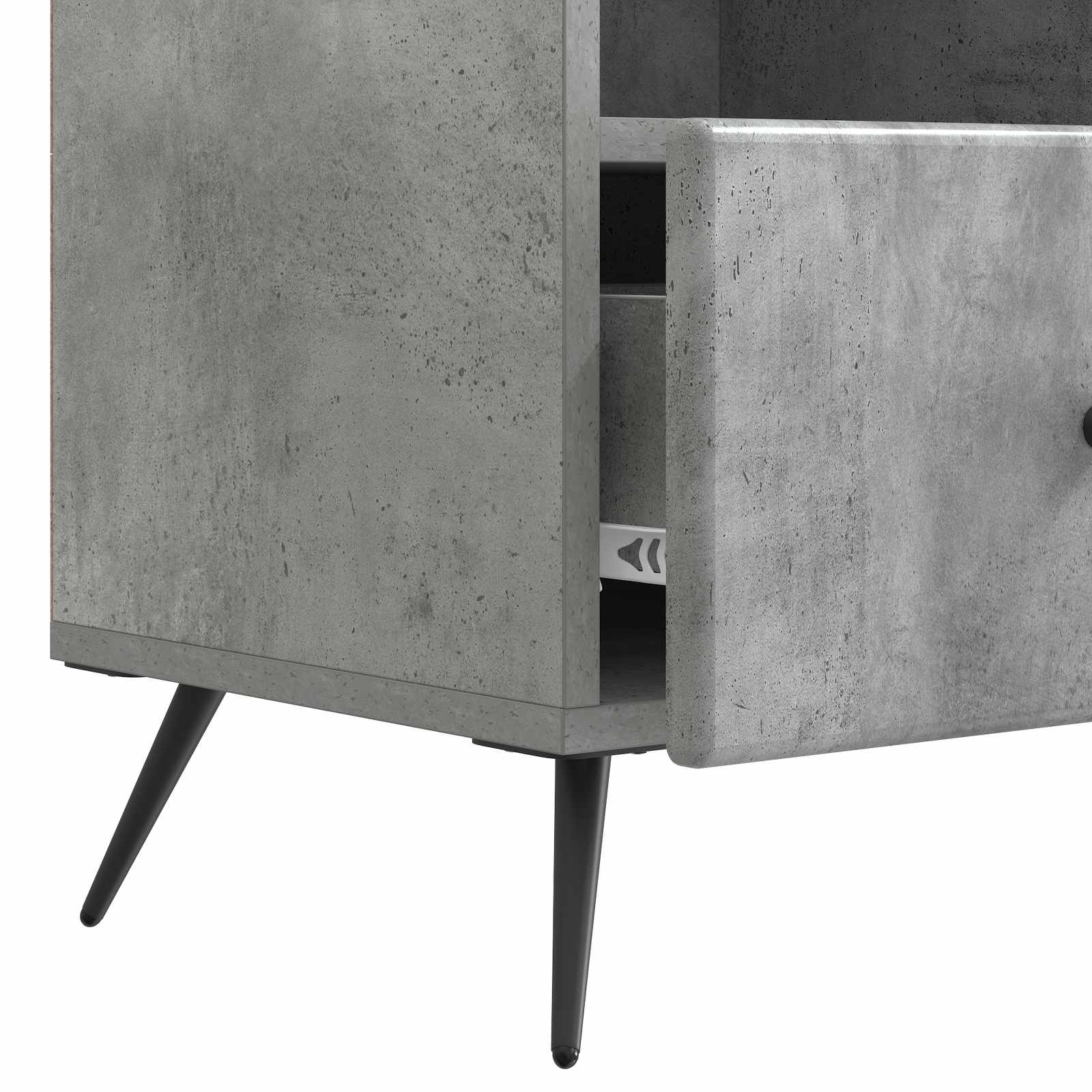 TV ormar Betonska siva 102 x 34,5 x 50 cm Konstruirano drvo