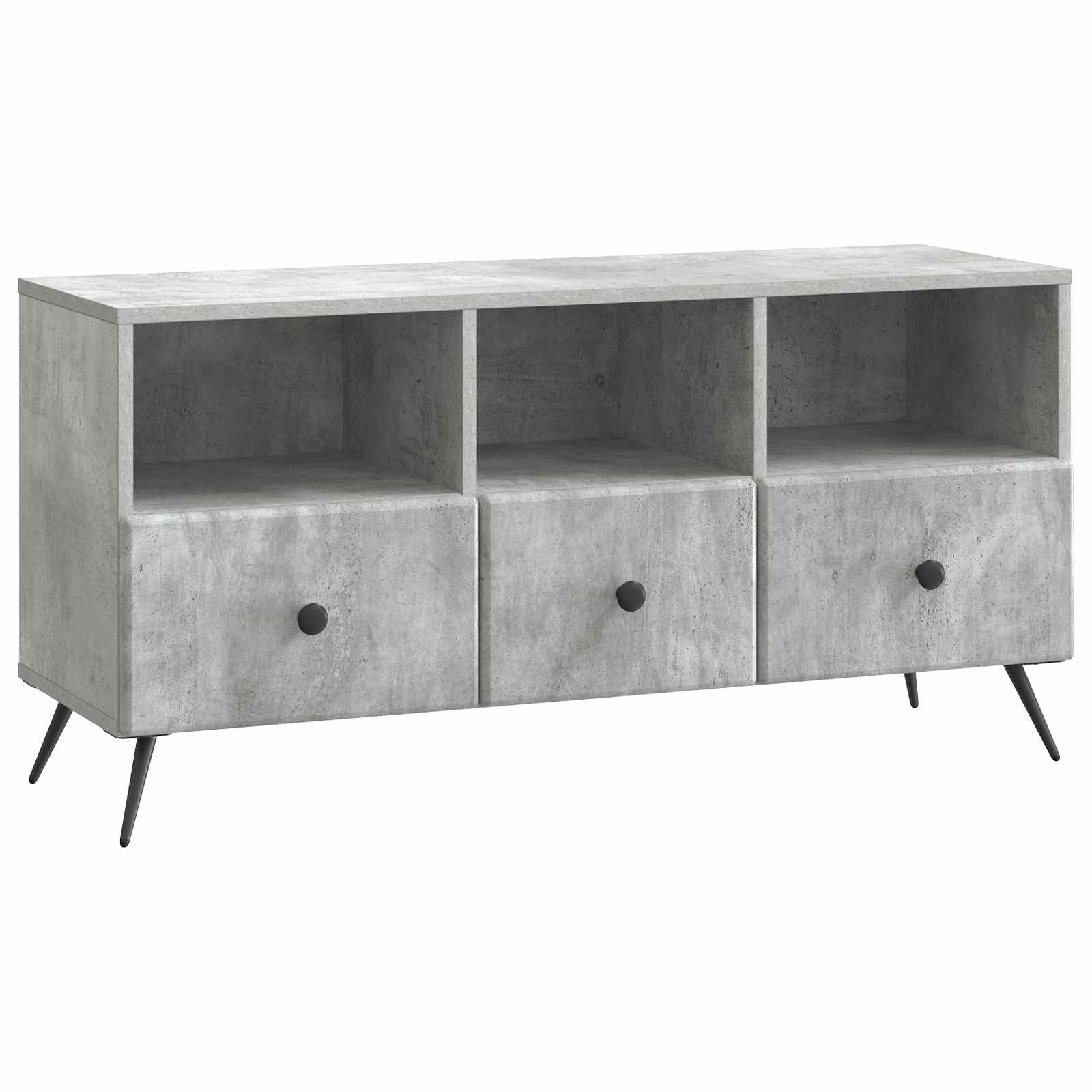 TV ormar Betonska siva 102 x 34,5 x 50 cm Konstruirano drvo