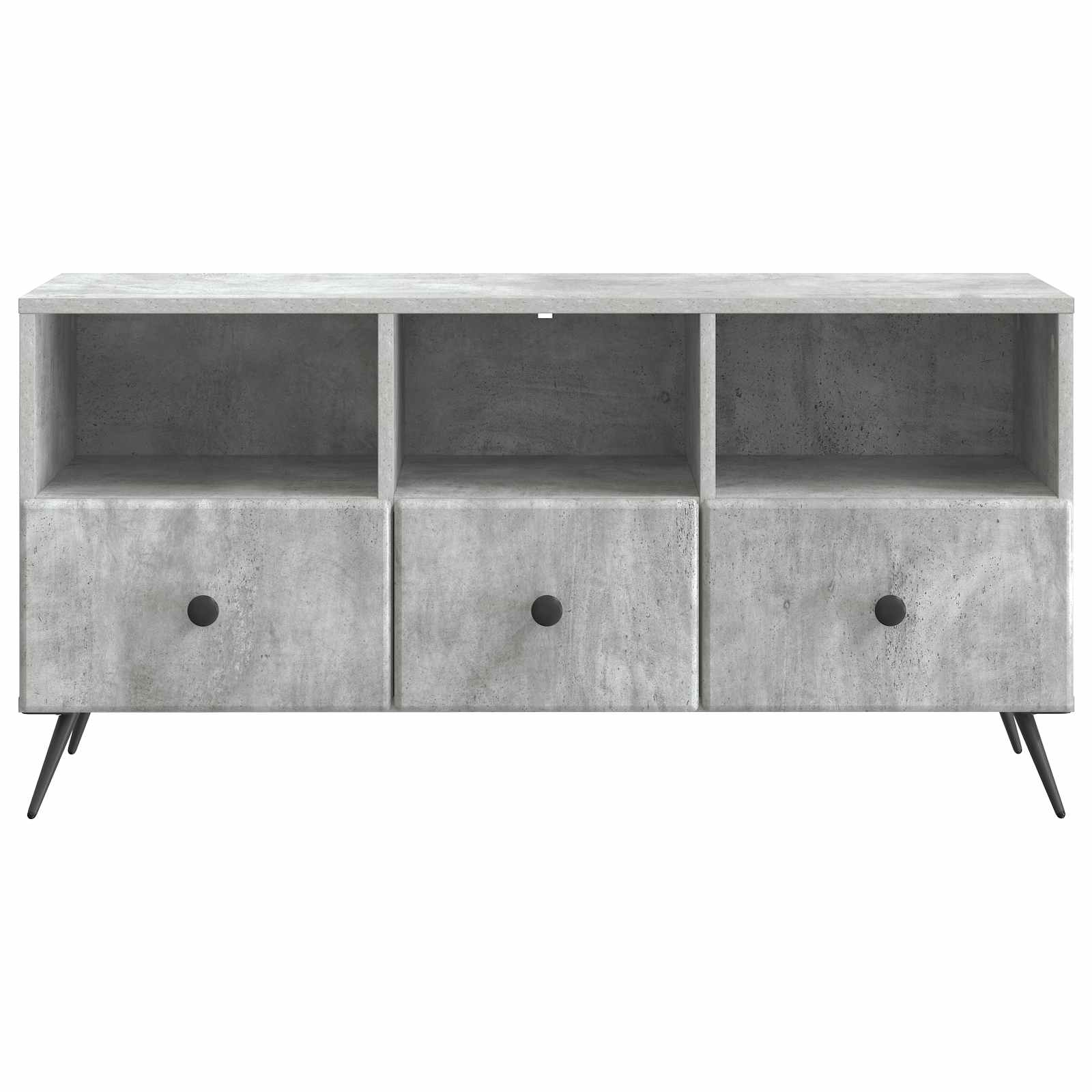 TV ormar Betonska siva 102 x 34,5 x 50 cm Konstruirano drvo