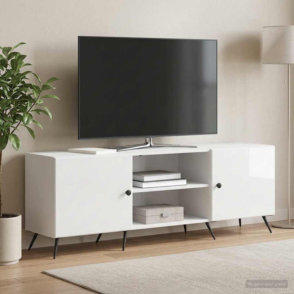 TV ormar 150 x 31 x 50 cm Bijela visokog sjaja