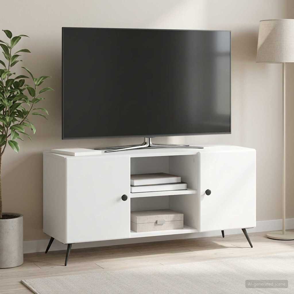 TV ormar Bijela 102 x 34,5 x 50 cm Konstruirano drvo
