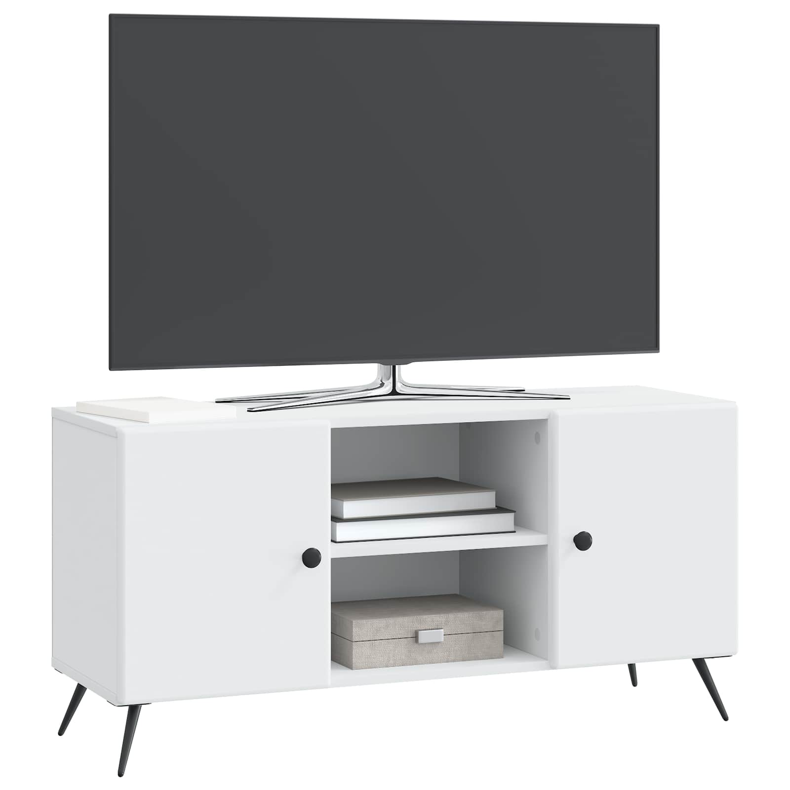 TV ormar Bijela 102 x 34,5 x 50 cm Konstruirano drvo
