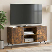 TV ormar 102 x 34,5 x 50 cm Dimljeni hrast Konstruirano drvo