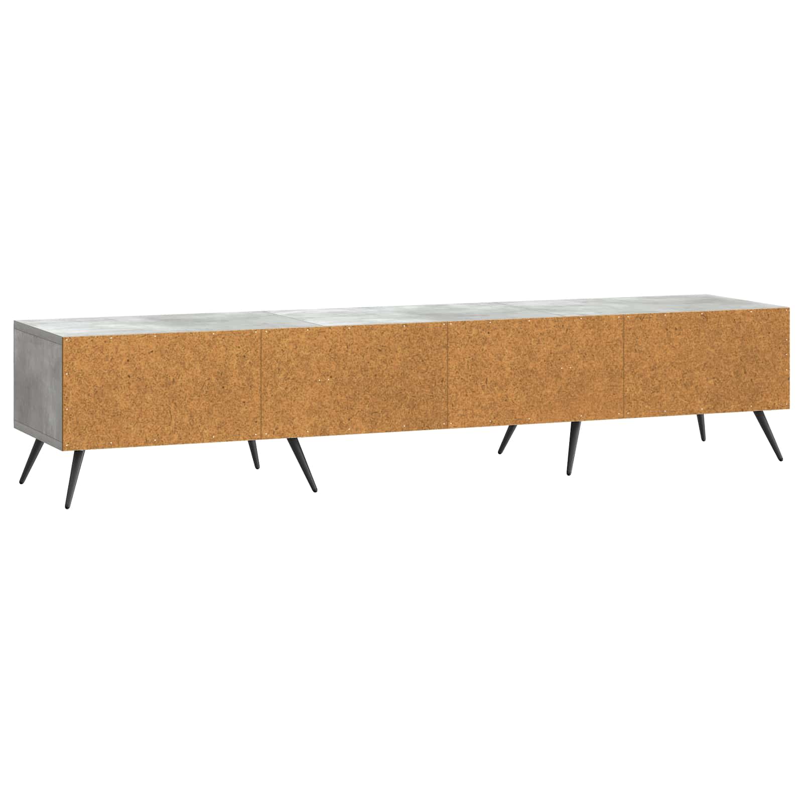 TV ormar Betonska siva 147 x 34,5 x 30 cm Konstruirano drvo