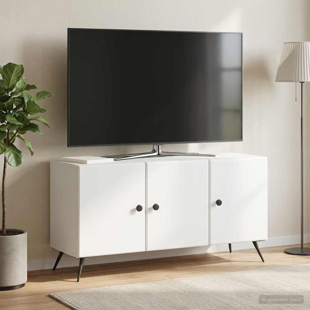 TV ormar Bijela 99 x 34,5 x 50 cm Konstruirano drvo