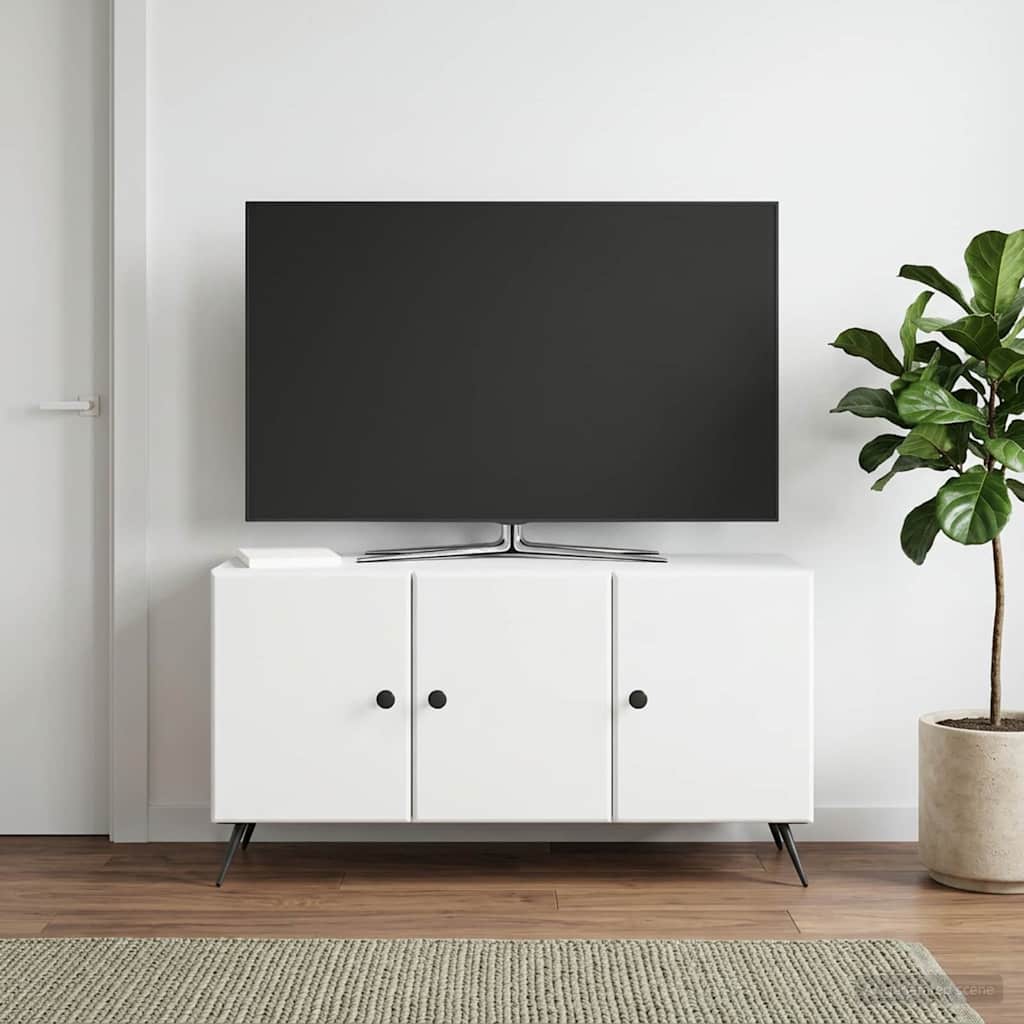 TV ormar Bijela 99 x 34,5 x 50 cm Konstruirano drvo