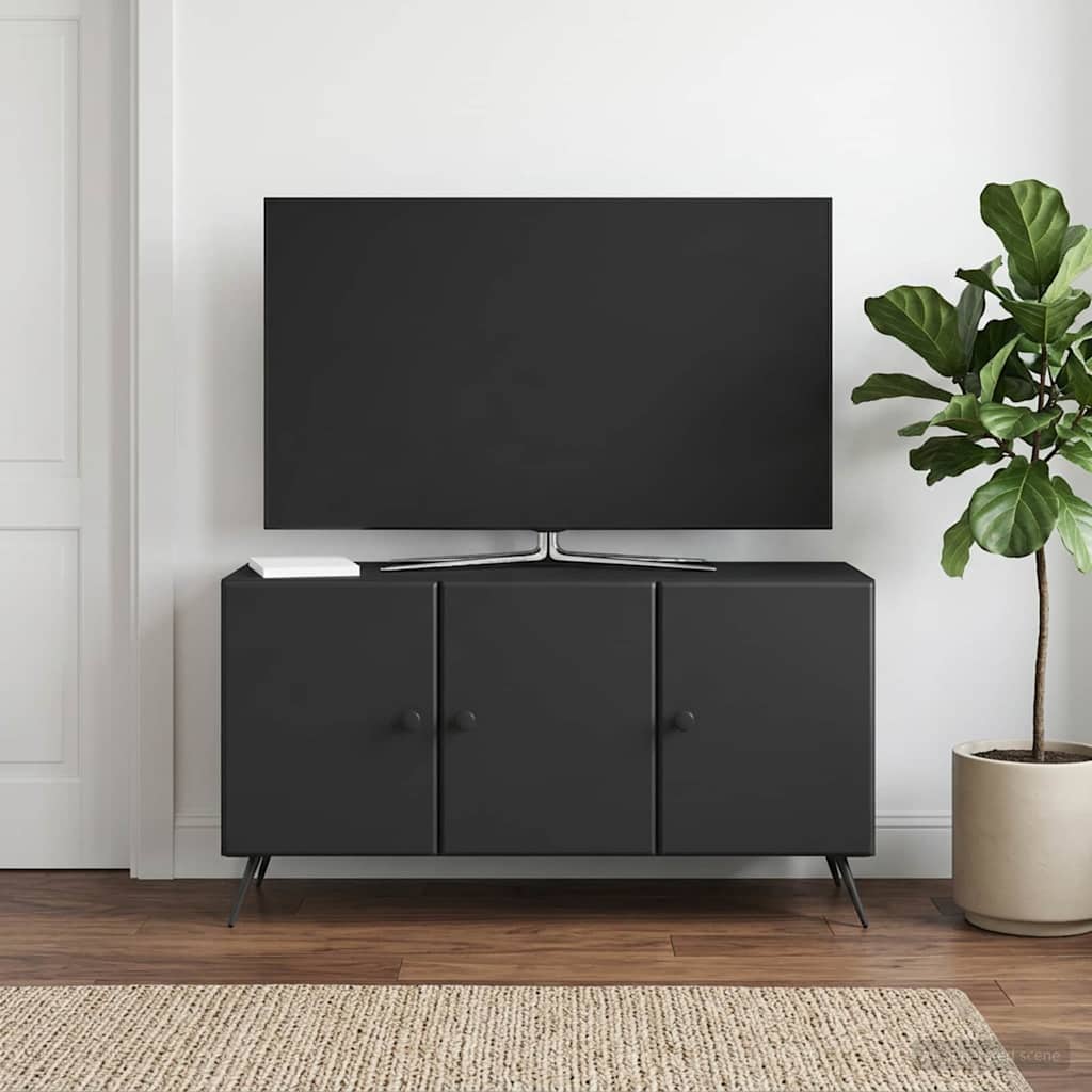 TV ormar Crna 99 x 34,5 x 50 cm Konstruirano drvo