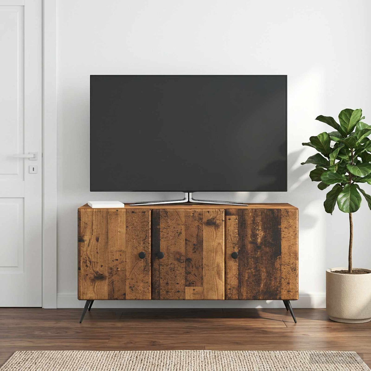 TV ormar Staro drvo 99 x 34,5 x 50 cm Konstruirano drvo
