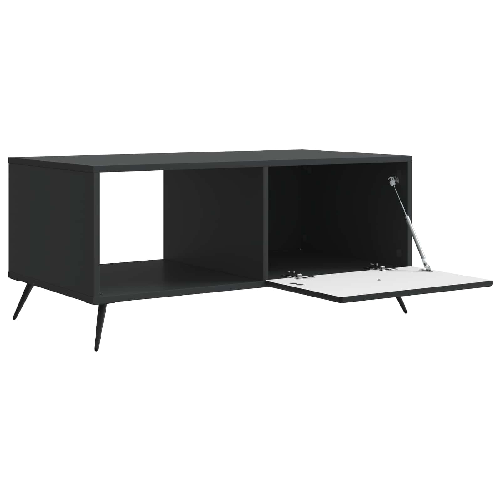 Kava Stol Crna 90 x 50 x 40 cm Konstruirano drvo
