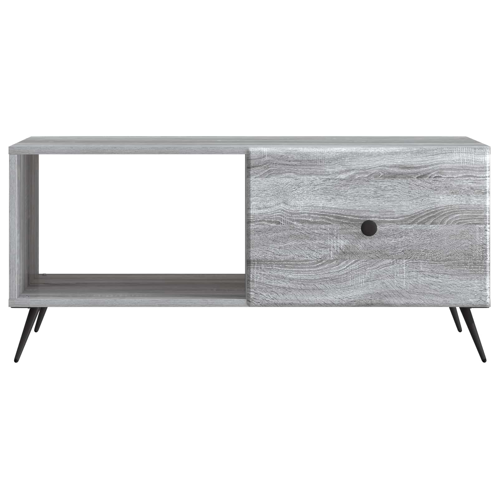 Kava Stol Siva sonoma 90 x 50 x 40 cm Konstruirano drvo